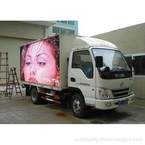 HD P16 Message Animation Truck Mounted Led Screen With Wide